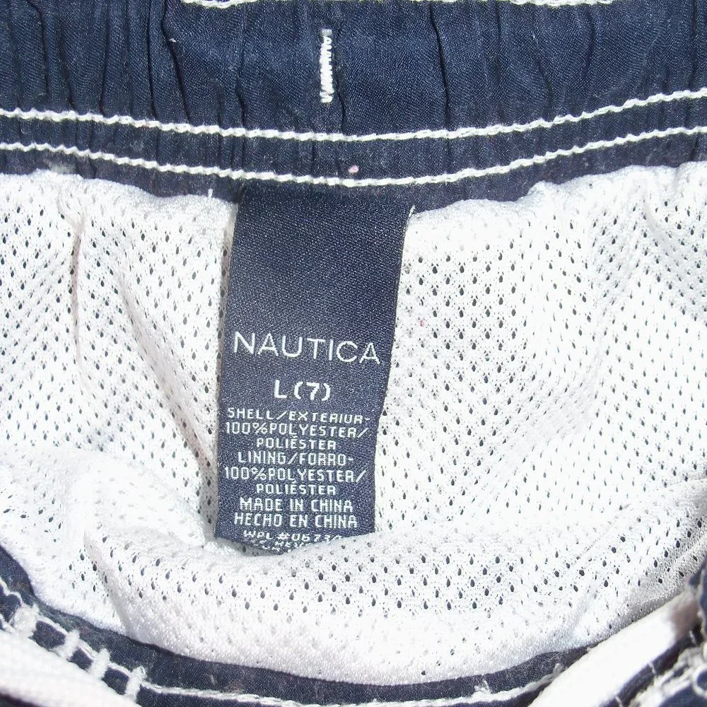 Boy's Nautica Hawaiian swim shorts 7